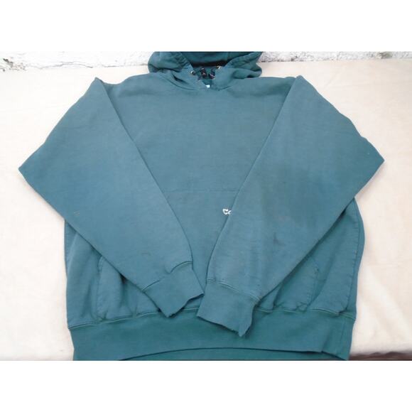 Vintage Carhartt Made in USA Green Hoodie Sweatshirt Large K132HTG Distressed - Picture 5 of 16